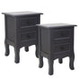 French Bedside Table Nightstand Grey Set of 2 V264-TAB-712C-LGR-2PC-1