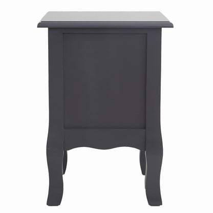 French Bedside Table Nightstand Grey Set of 2 V264-TAB-712C-LGR-2PC-1