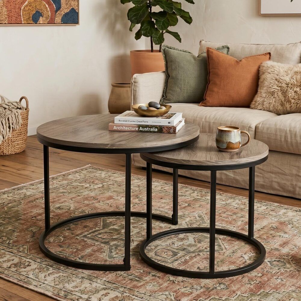 Stack&Style Nesting Coffee Table V264-TAB-721C-DGR