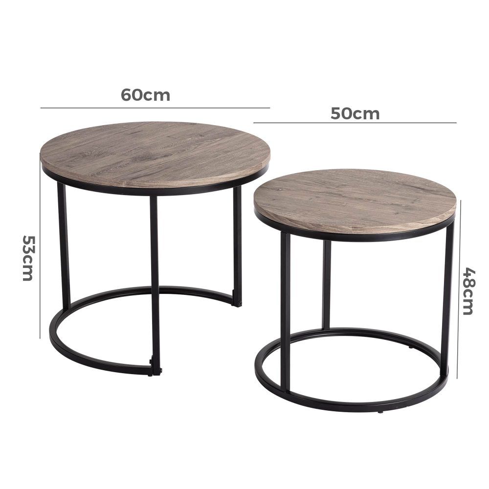 Stack&Style Nesting Coffee Table V264-TAB-721C-DGR