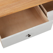 Sleek Natural Wood Rectangle Coffee Table V264-TAB-722C-WHE-NA-1