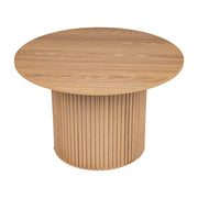 Luxe Ribbed Round Coffee Table Wooden V264-TAB-723C-NTR-NA-1