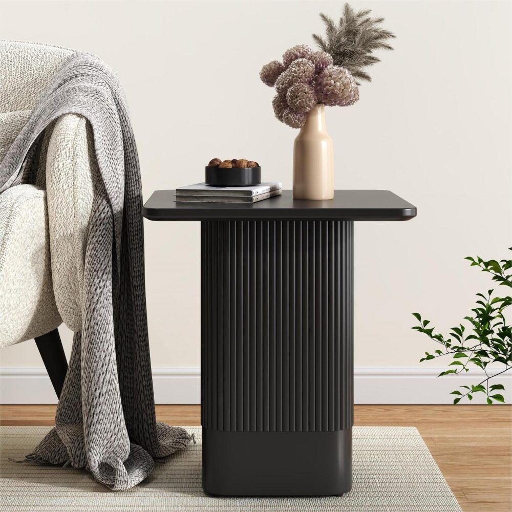 Clara Noir Side Table V264-TAB-724C-BLK