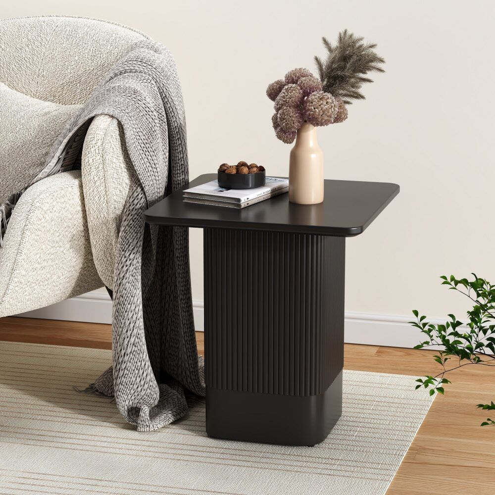 Clara Noir Side Table V264-TAB-724C-BLK