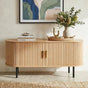 Ripple Sideboard with Sliding Doors - Earthy Elegance Redefined V264-TAB-726C-NTR-NA-1