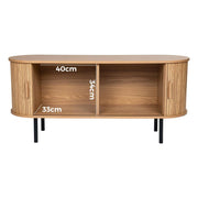 Ripple Sideboard with Sliding Doors - Earthy Elegance Redefined V264-TAB-726C-NTR-NA-1