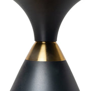 Midnight Elegance Drum Side Table V264-TAB-729S-WHE-BK-1