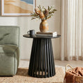 Palmer Charcoal Chic Side Table V264-TAB-732C-BLK