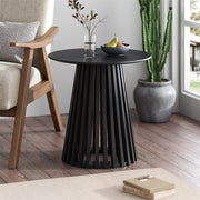 Palmer Charcoal Chic Side Table V264-TAB-732C-BLK