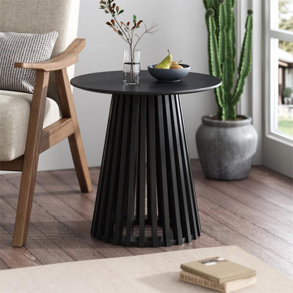 Palmer Charcoal Chic Side Table V264-TAB-732C-BLK