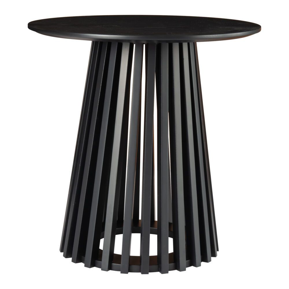 Palmer Charcoal Chic Side Table V264-TAB-732C-BLK