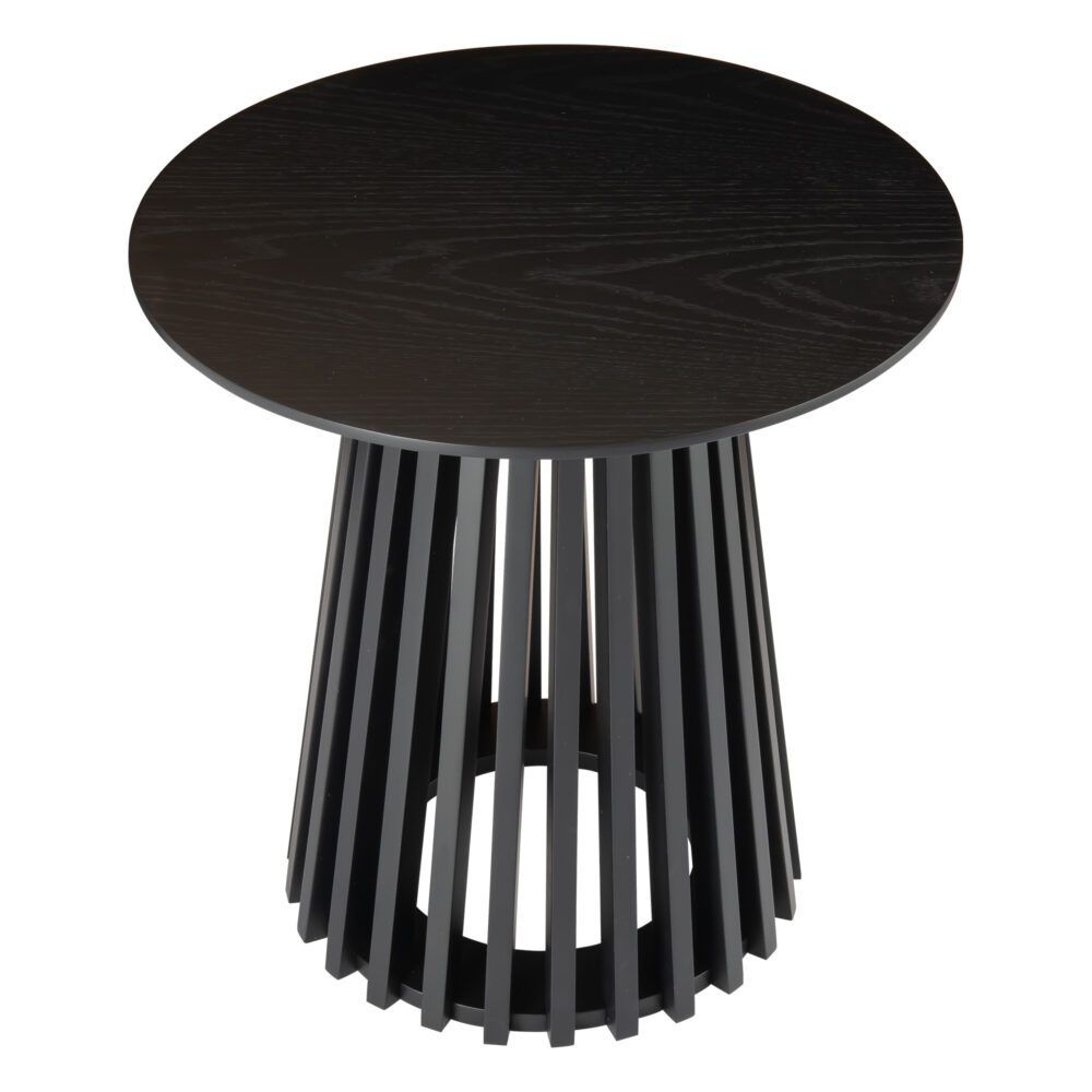 Palmer Charcoal Chic Side Table V264-TAB-732C-BLK