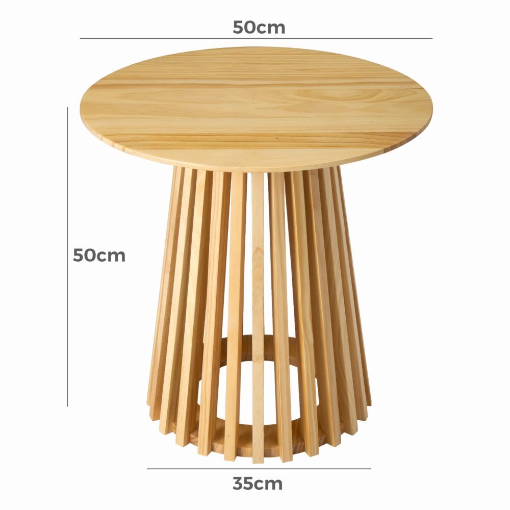 Palmer Timber Tally Natural Side Table V264-TAB-732P-NTR