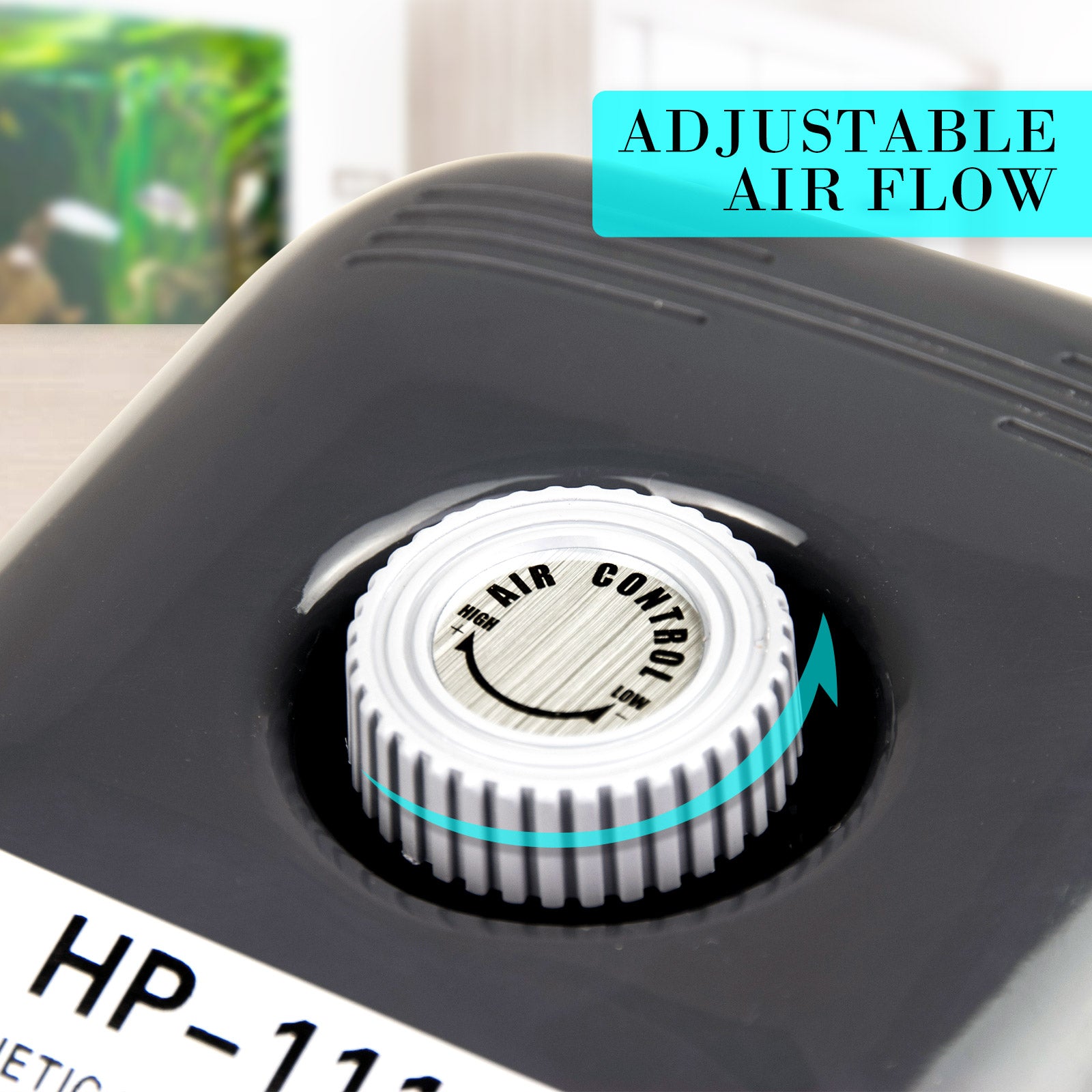 Aquarium Air Pump Oxygen Hydroponic 4 Outlet 360L/H 13W V274-AQ-AP13