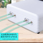 Aquarium Air Pump Oxygen Hydroponic 4 Outlet 670L/H 8W WHITE V274-AQ-CT404