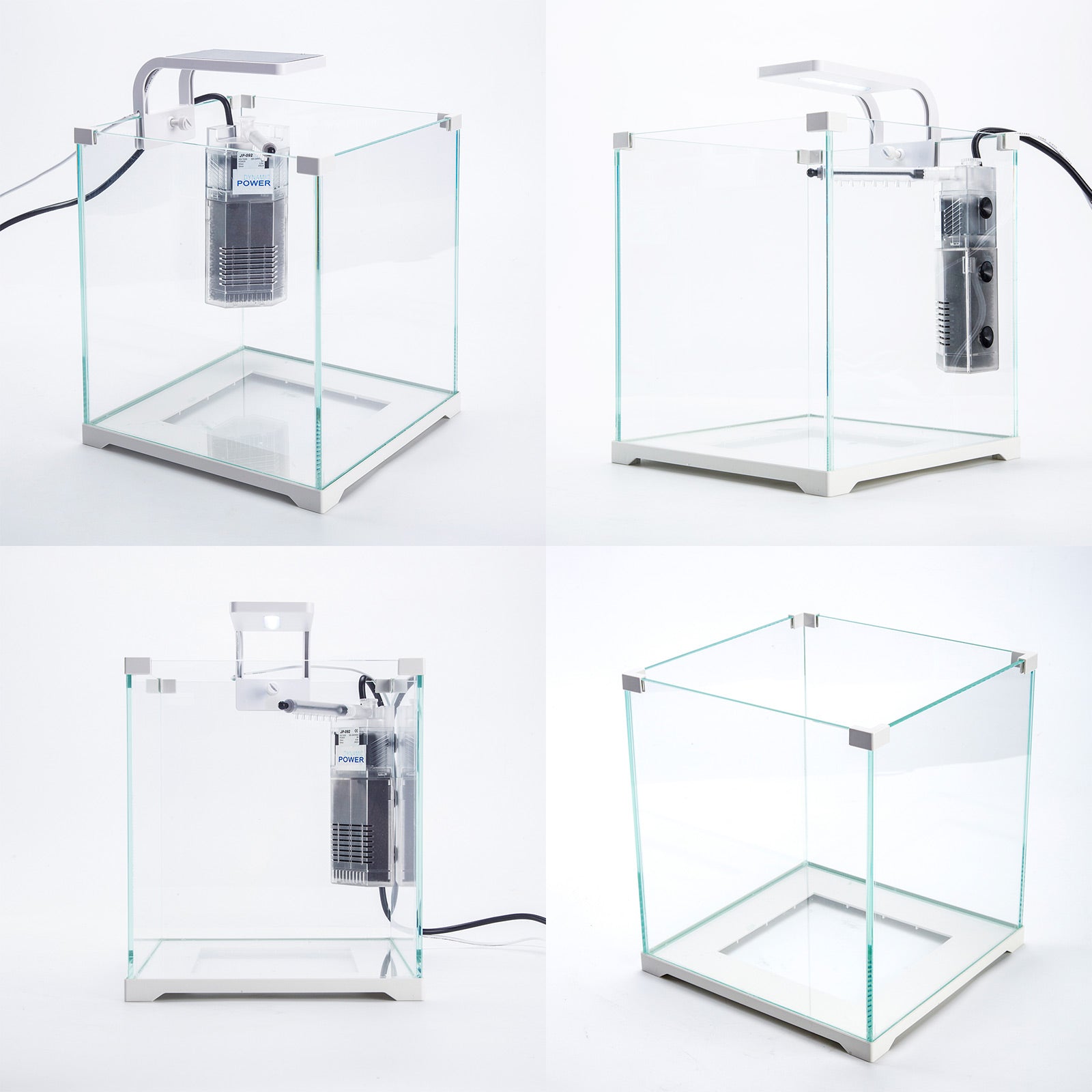 Aquarium Starfire Glass Fish Tank Set Filter Pump 16L V274-AQ-FT16L