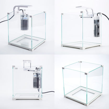 Aquarium Starfire Glass Fish Tank Set Filter Pump 16L V274-AQ-FT16L