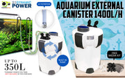 Aquarium UV Light External Canister Filter 1400L/H + Media Kit V274-AQ-HW303