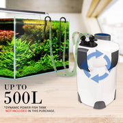 Aquarium UV Light External Canister Filter 2000L/H + Media Kit V274-AQ-HW304
