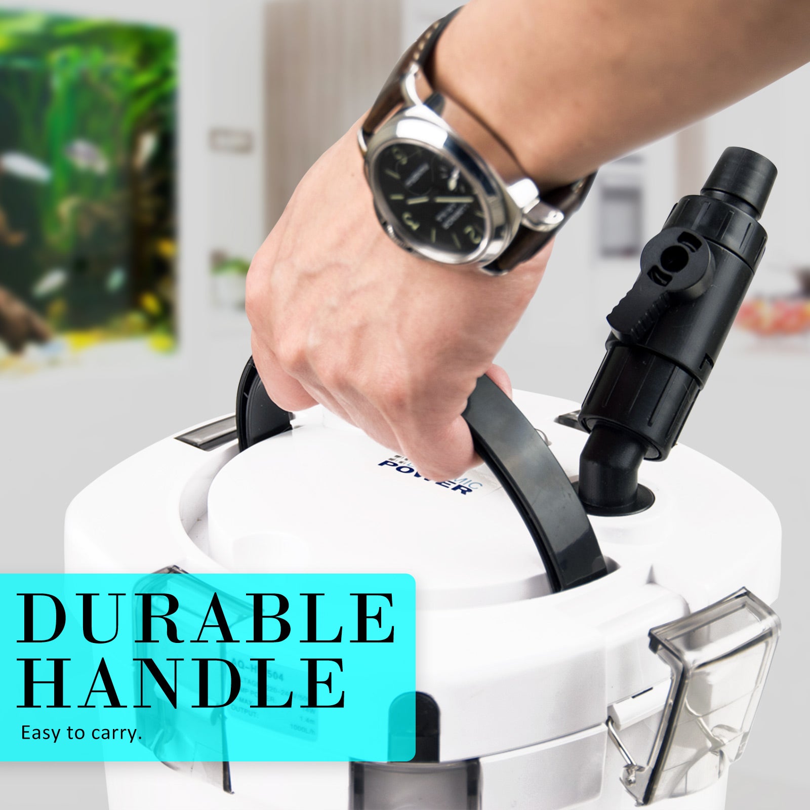 Aquarium External Canister Filter 1000L/H V274-AQ-HW504