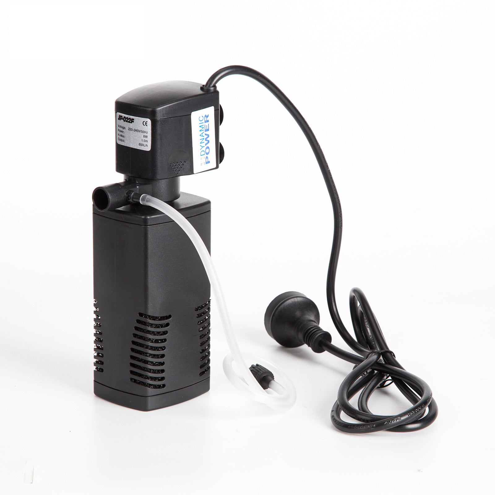 Aquarium Submersible Filter Pond Pump 600L/H 8W 1m V274-AQ-JP022F-8