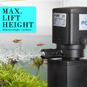 Aquarium Submersible Filter Pond Pump 1200L/H 22W 1.6m V274-AQ-JP024F-22