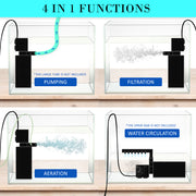 Aquarium Submersible Filter Pond Pump 1600L/H 35W 2.5m V274-AQ-JP025F-35