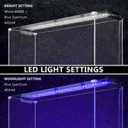 18W Aquarium Blue White LED Light for Tank 75-95cm V274-AQ-LED80-18W