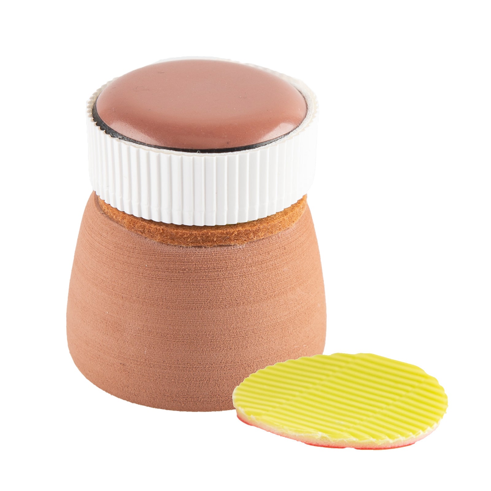 Fish Tank Corner Moss Magnet Scraper Glass Algae Cleaner Magnetic Scrubber BROWN V274-AQ-MF-MAGMOSS-BN