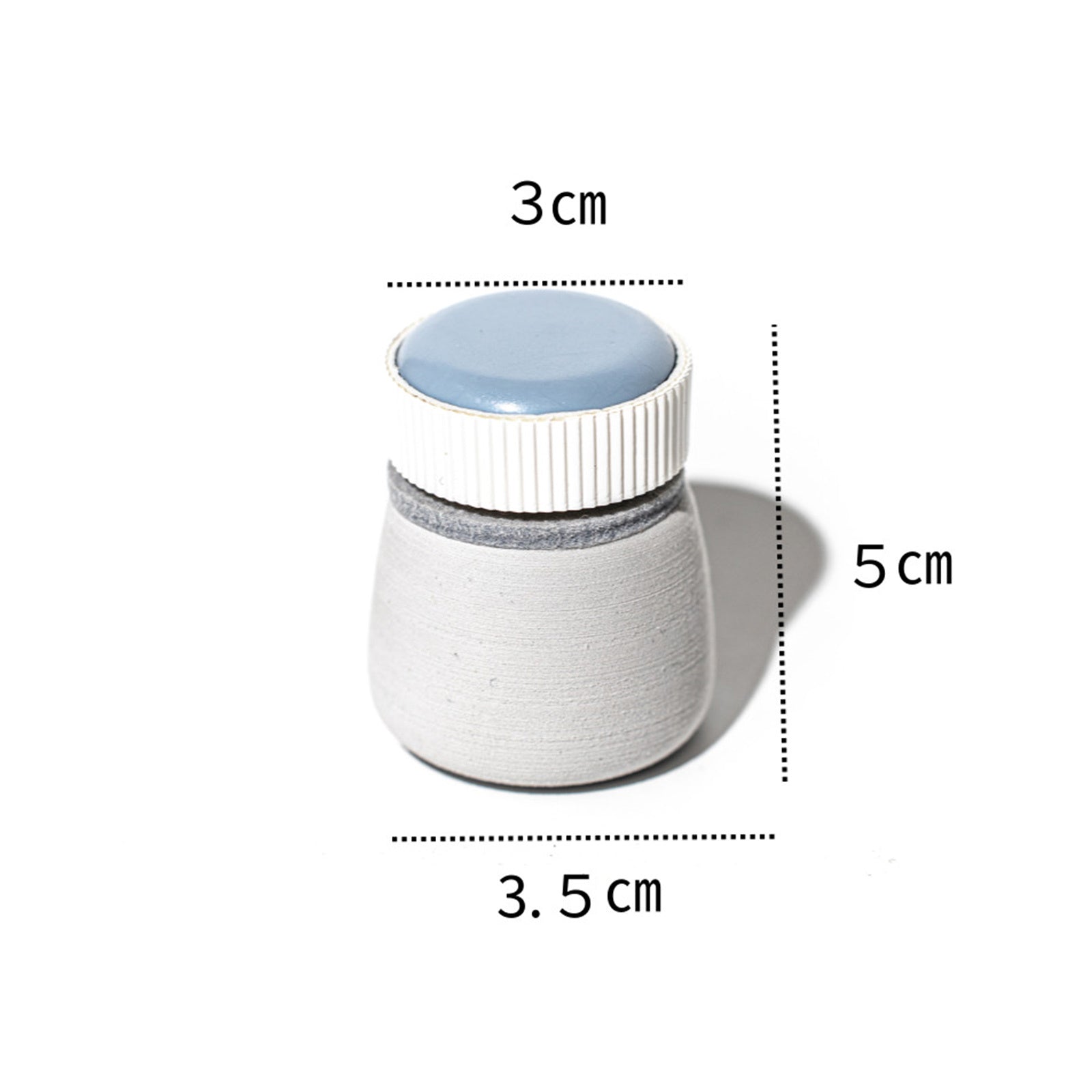 Fish Tank Corner Moss Magnet Scraper Glass Algae Cleaner Magnetic Scrubber GREY V274-AQ-MF-MAGMOSS-GY