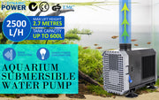 Aquarium Submersible Pond Water Pump 2500L/H 45W 2.7m V274-AQ-SP2500