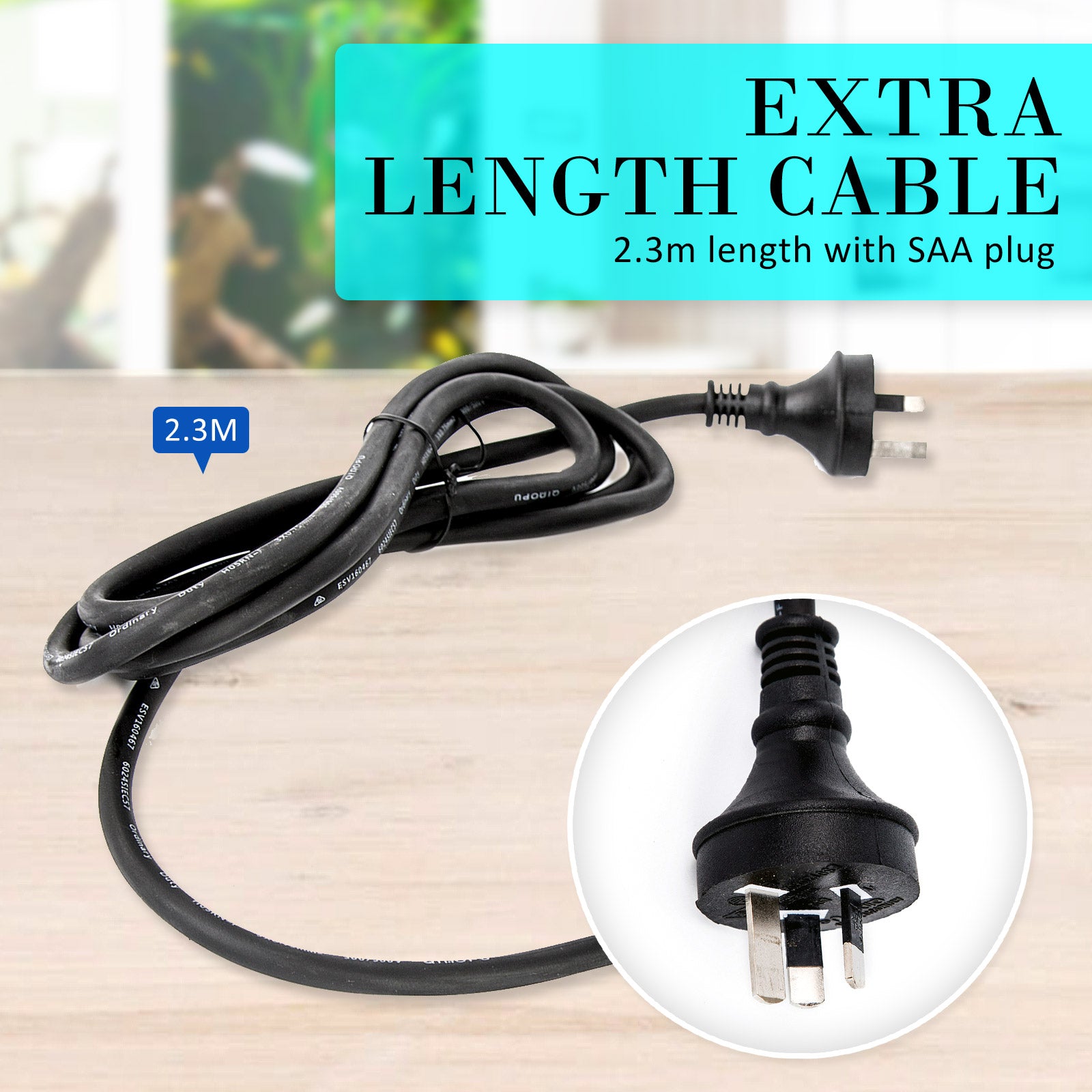 Aquarium Submersible Pond Water Pump 2500L/H 45W 2.7m V274-AQ-SP2500