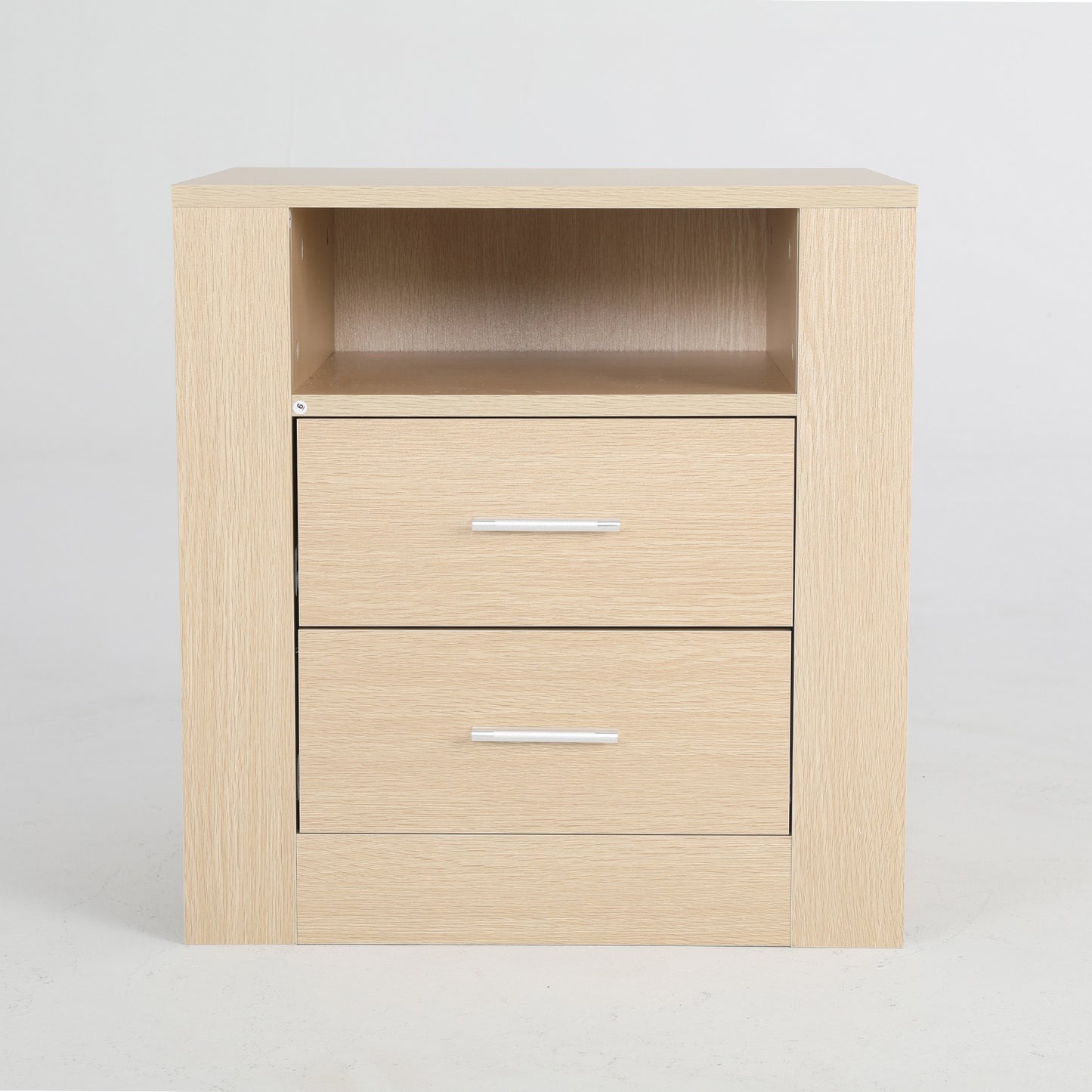 2X Bedside Table Side Storage Cabinet Nightstand Bedroom 2 Drawer 1 Shelf ZURI OAK V274-FT-BEDT-2DD07-WD2