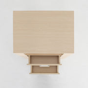 2X Bedside Table Side Storage Cabinet Nightstand Bedroom 2 Drawer 1 Shelf ZURI OAK V274-FT-BEDT-2DD07-WD2