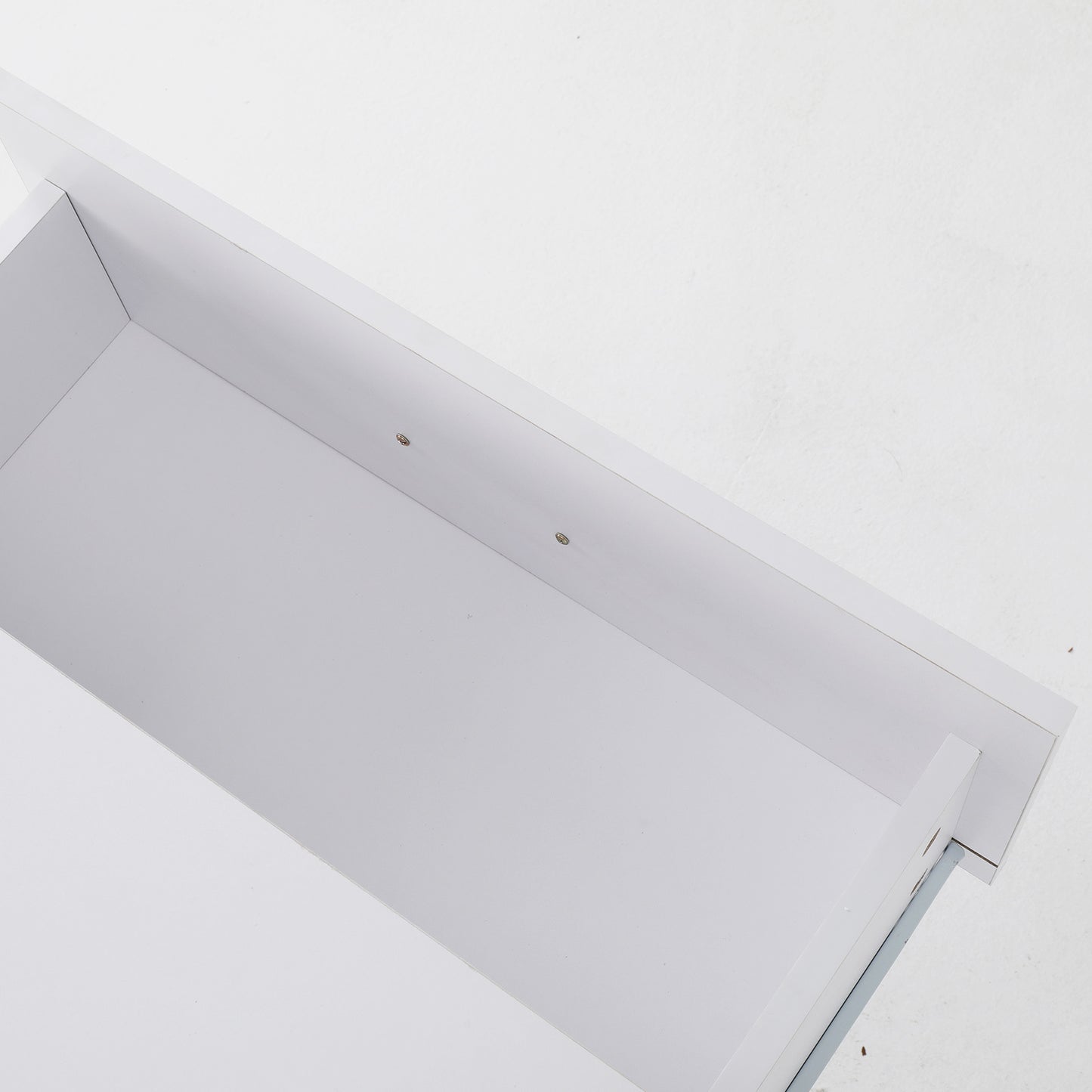 Bedside Table Side Storage Cabinet Nightstand Bedroom 2 Drawer Legs ETTA WHITE V274-FT-BEDT-2DD08-WH