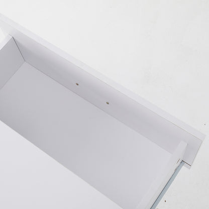 Bedside Table Side Storage Cabinet Nightstand Bedroom 2 Drawer Legs ETTA WHITE V274-FT-BEDT-2DD08-WH