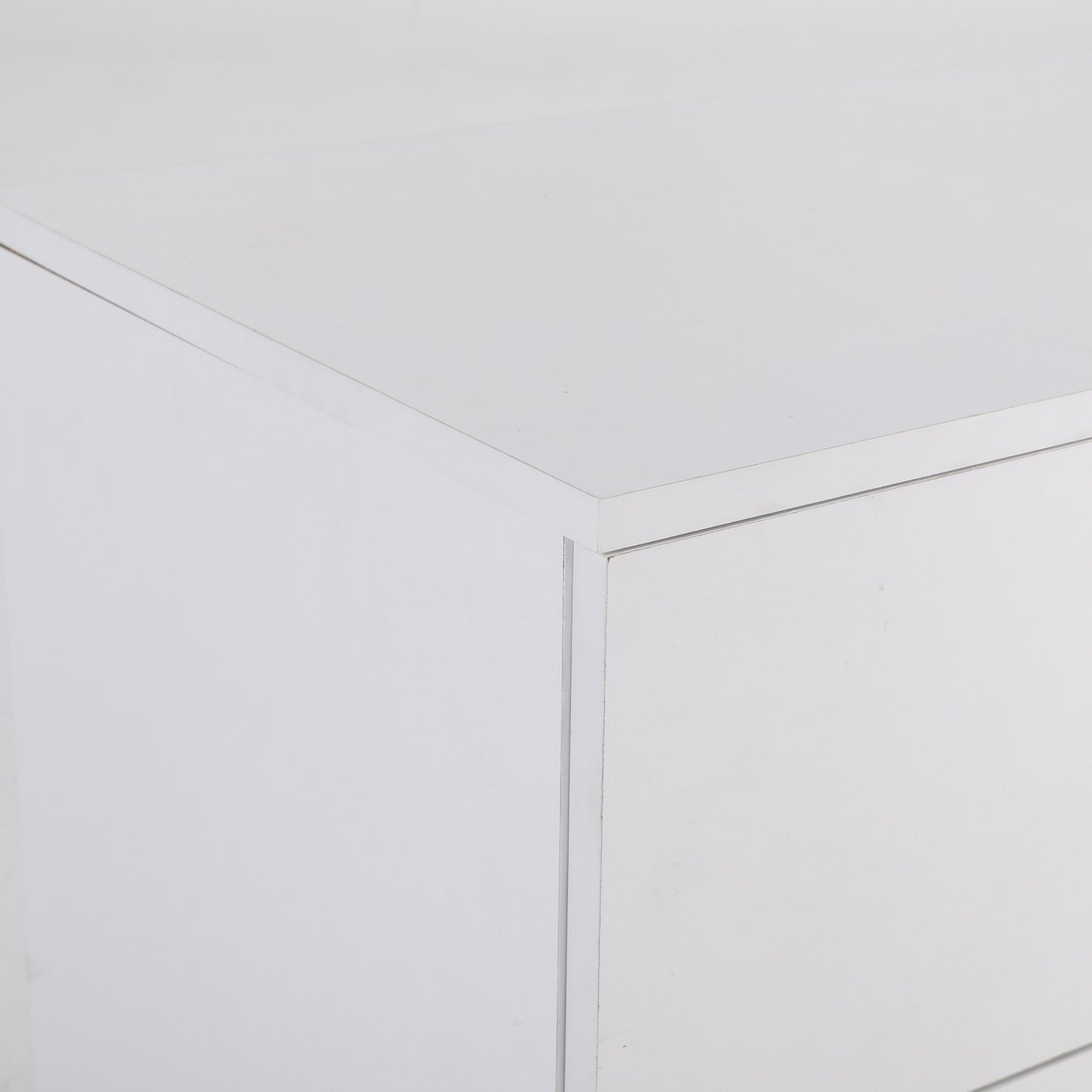 Bedside Table Side Storage Cabinet Nightstand Bedroom 2 Drawer Legs ETTA WHITE V274-FT-BEDT-2DD08-WH