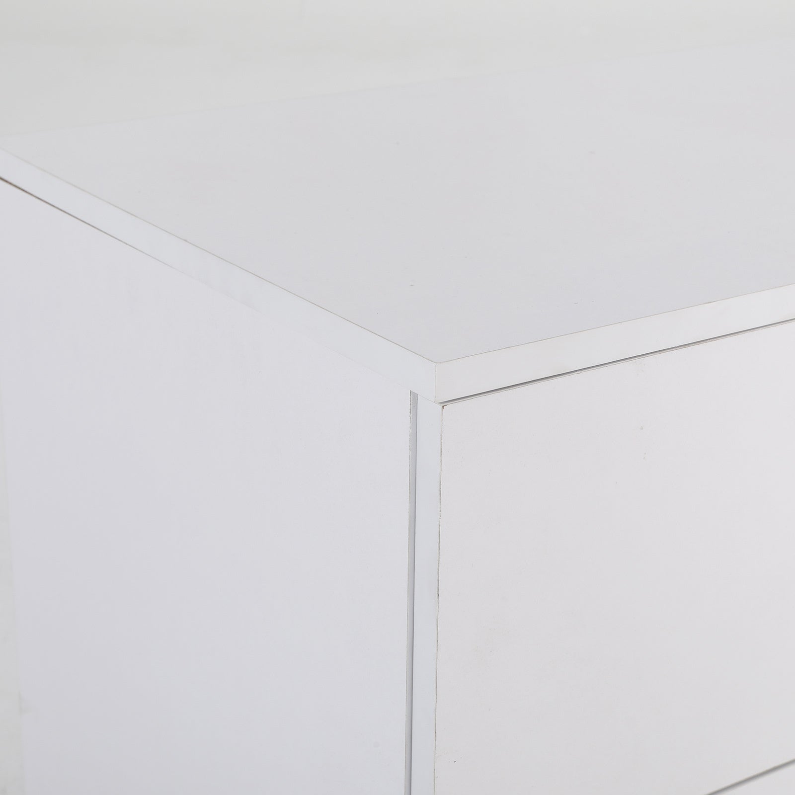 Bedside Table Side Storage Cabinet Nightstand Bedroom 2 Drawer Legs ETTA WHITE V274-FT-BEDT-2DD08-WH