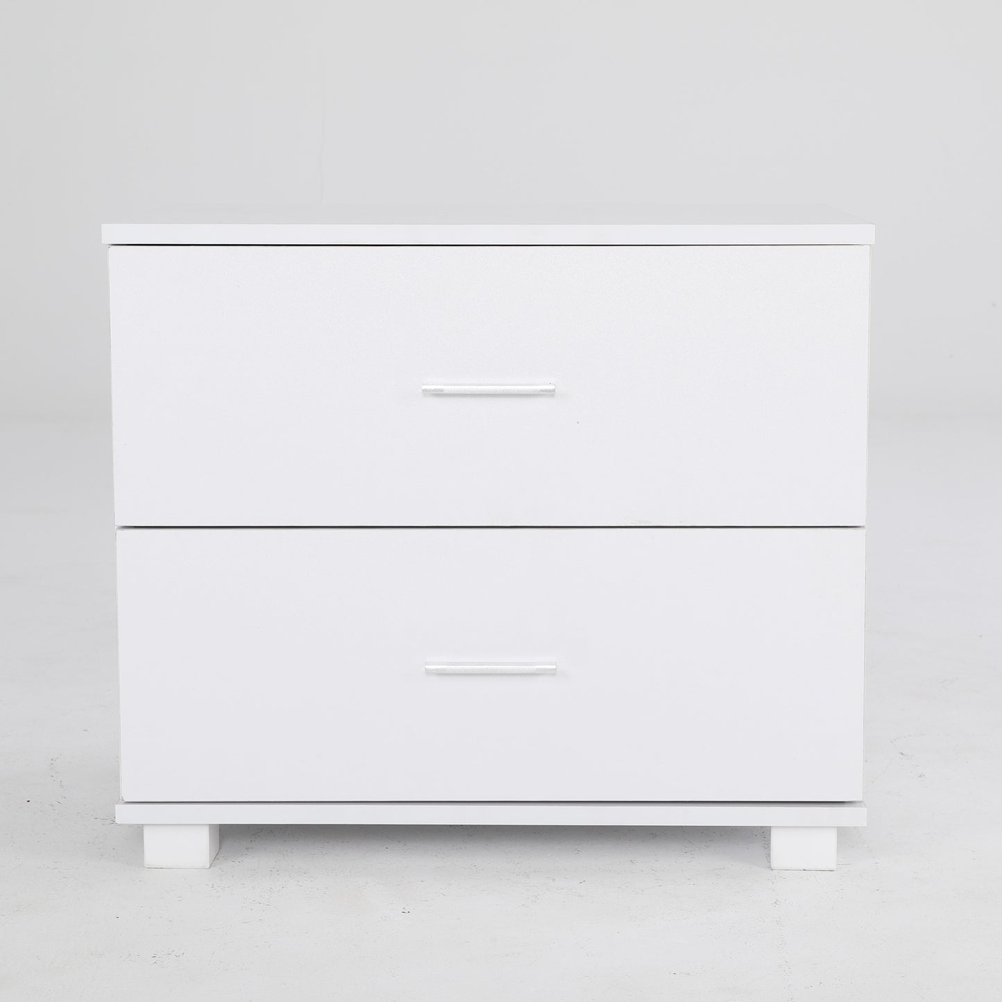 2X Bedside Table Side Storage Cabinet Nightstand Bedroom 2 Drawer Legs ETTA WHITE V274-FT-BEDT-2DD08-WH2