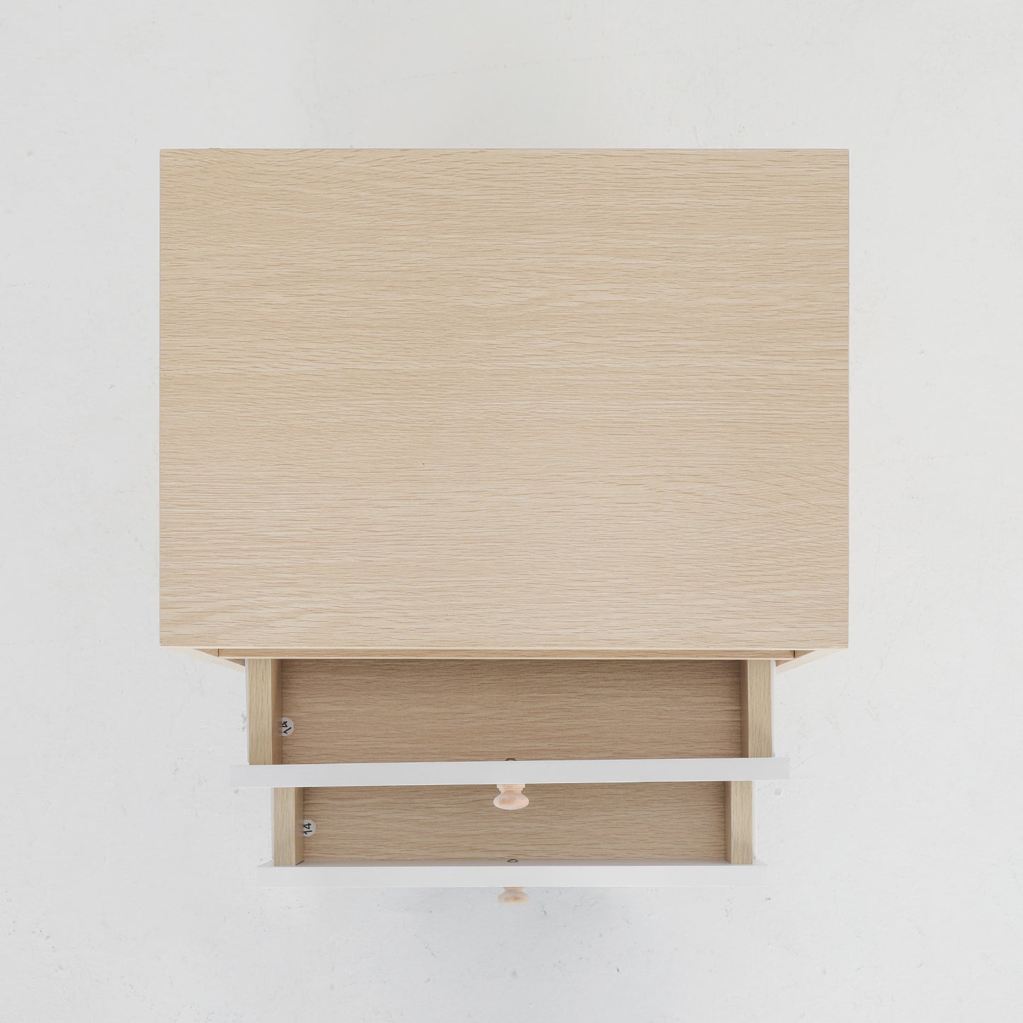 2X Bedside Table Side Storage Cabinet Nightstand Bedroom 2 Drawer ANYA OAK V274-FT-BEDT-2DD11-WD2