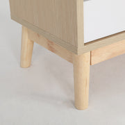 2X Bedside Table Side Storage Cabinet Nightstand Bedroom 2 Drawer ANYA OAK V274-FT-BEDT-2DD11-WD2