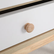 2X Bedside Table Side Storage Cabinet Nightstand Bedroom 2 Drawer ANYA OAK V274-FT-BEDT-2DD11-WD2