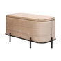 La Bella Coffee Table Storage Ottoman - Velvet Blanket Box Bench DEMI - CAMEL BEIGE V274-FT-BL-241023KE-LBN
