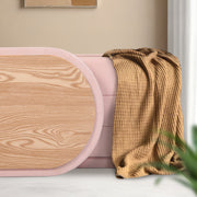 Coffee Table Storage Ottoman - Chenille Fabic Padded Blanket Box Bench CELIA - PINK V274-FT-BL-250105KE-PK