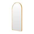Wall Arch Mirror Arc Aluminum Frame Bathroom 50x100cm GOLD V274-FT-BM-ALUAC-GD50100