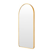 Wall Arch Mirror Arc Aluminum Frame Bathroom 50x100cm GOLD V274-FT-BM-ALUAC-GD50100