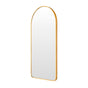 Wall Arch Mirror Arc Aluminum Frame Bathroom 50x100cm GOLD V274-FT-BM-ALUAC-GD50100