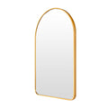Wall Arch Mirror Arc Aluminum Frame Bathroom 50x80cm GOLD V274-FT-BM-ALUAC-GD5080