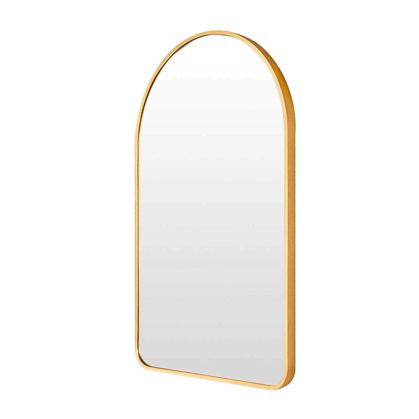 Wall Arch Mirror Arc Aluminum Frame Bathroom 50x80cm GOLD V274-FT-BM-ALUAC-GD5080