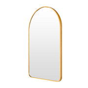 Wall Arch Mirror Arc Aluminum Frame Bathroom 50x80cm GOLD V274-FT-BM-ALUAC-GD5080